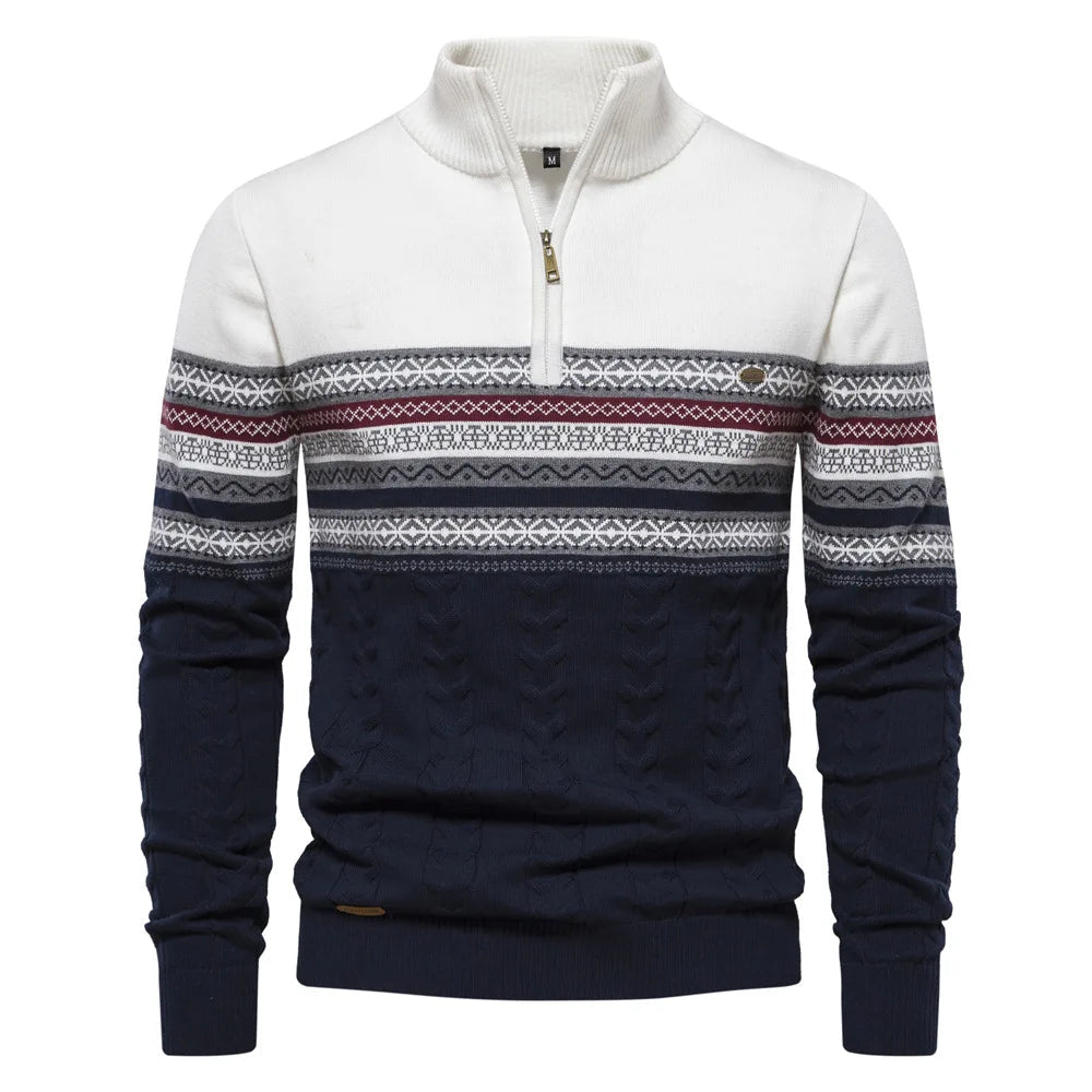 Drune | WARMER WINTERPULLOVER MIT REISSVERSCHLUSS