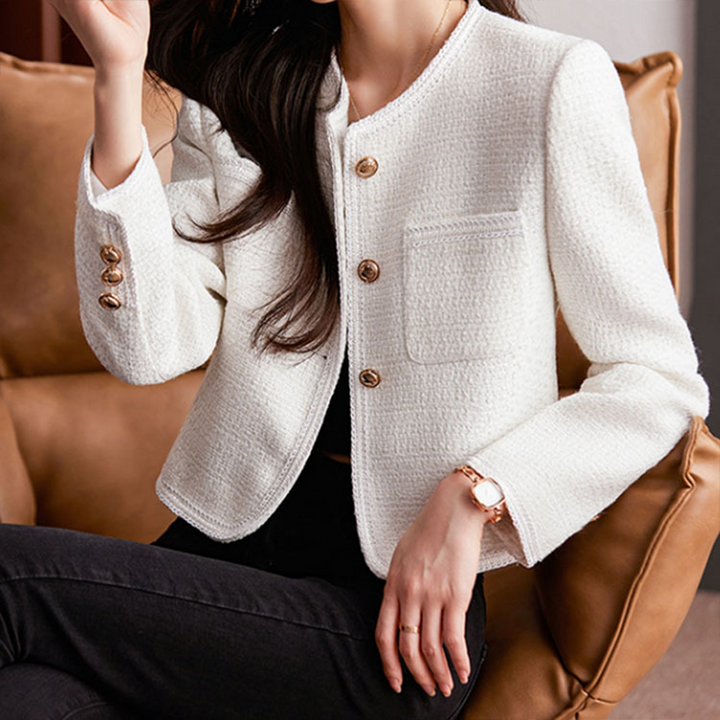 Drune | Tweed Jacket mit Knöpfen für Damen