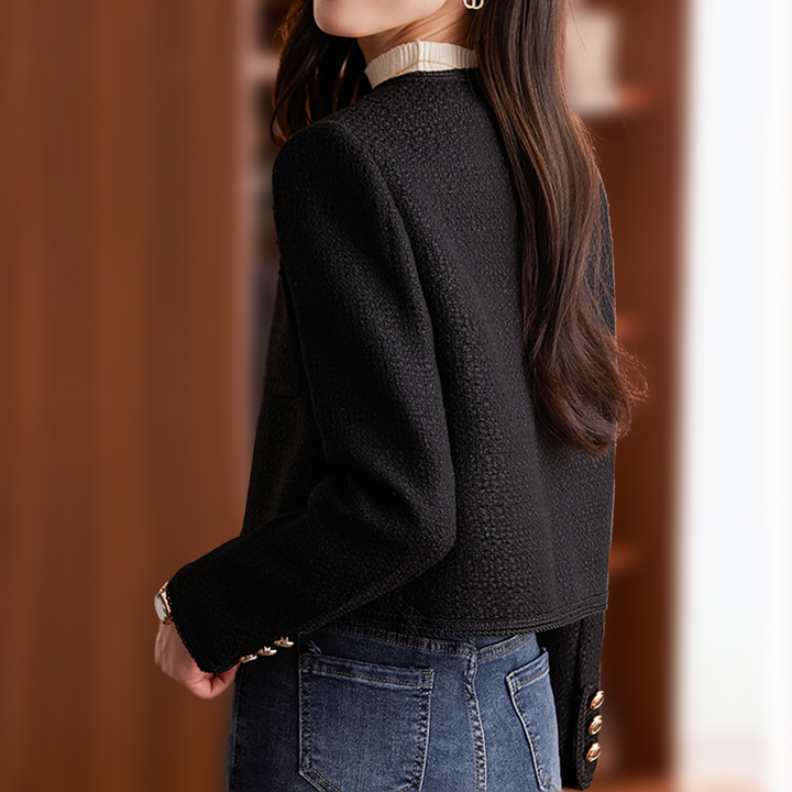 Drune | Tweed Jacket mit Knöpfen für Damen