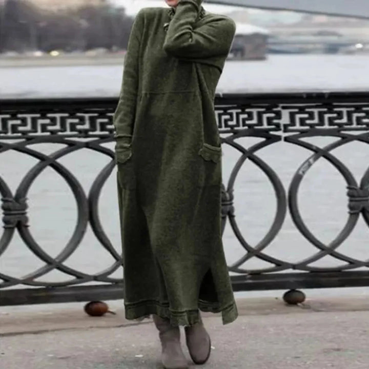 Drune | Rundhals Langarm Winterkleid