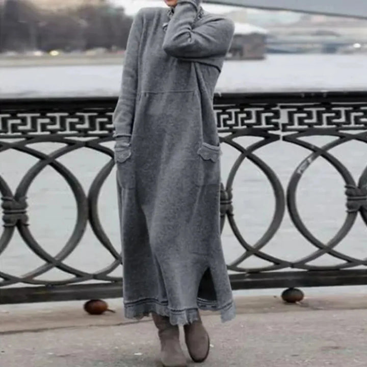 Drune | Rundhals Langarm Winterkleid