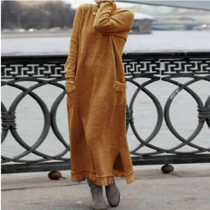 Drune | Rundhals Langarm Winterkleid