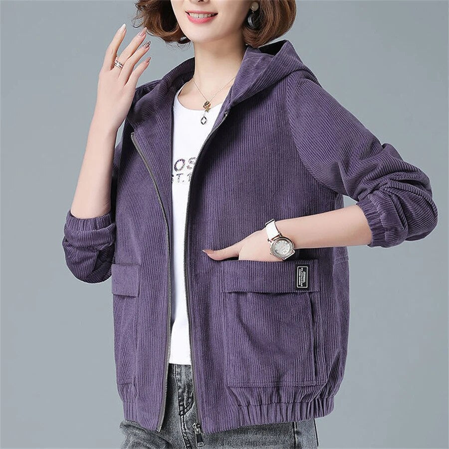 Drune | Oversized Cordjacke