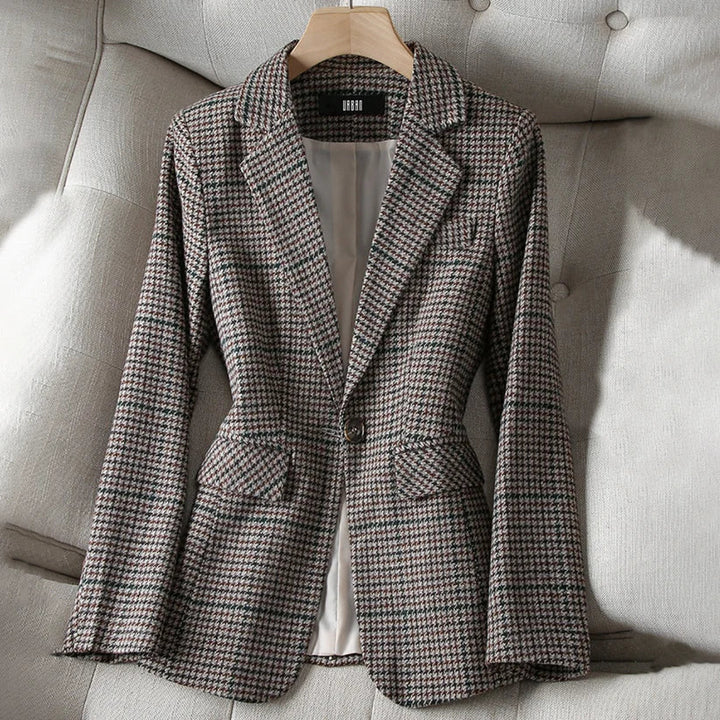 Drune | kariertes blazer - jacke für damen