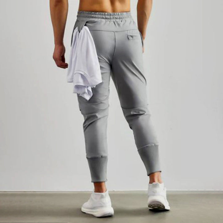 Drune | Jogginghose mit Cargo-Taschen - Sportliche Trainingshose Slim Fit für Alltag & Fitness
