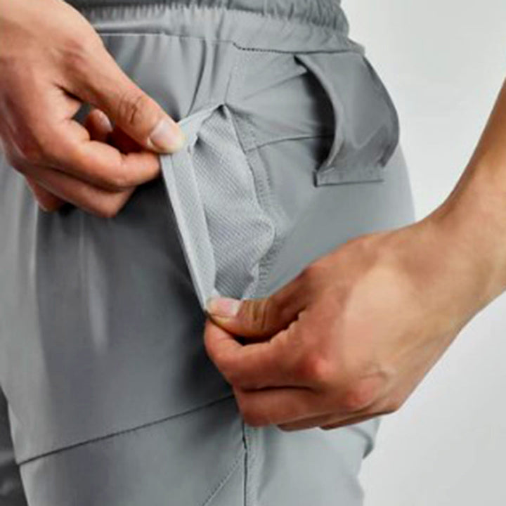 Drune | Jogginghose mit Cargo-Taschen - Sportliche Trainingshose Slim Fit für Alltag & Fitness