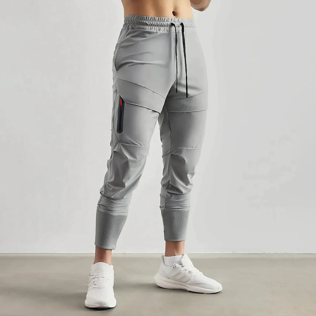 Drune | Jogginghose mit Cargo-Taschen - Sportliche Trainingshose Slim Fit für Alltag & Fitness