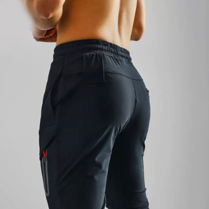 Drune | Jogginghose mit Cargo-Taschen - Sportliche Trainingshose Slim Fit für Alltag & Fitness