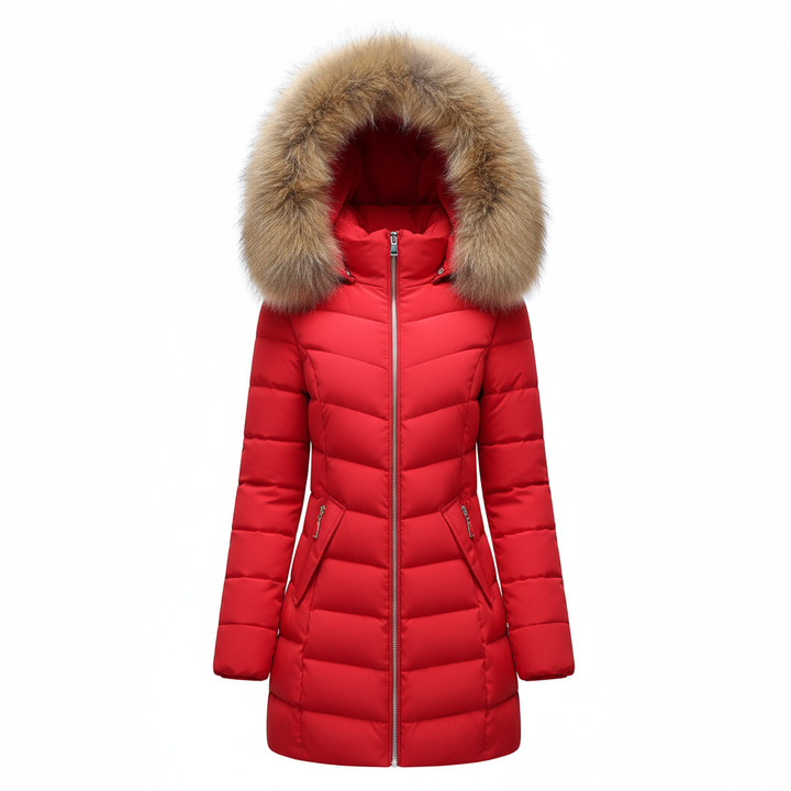 Drune | Daunenjacke mit Fellkragen - Warme Winterjacke