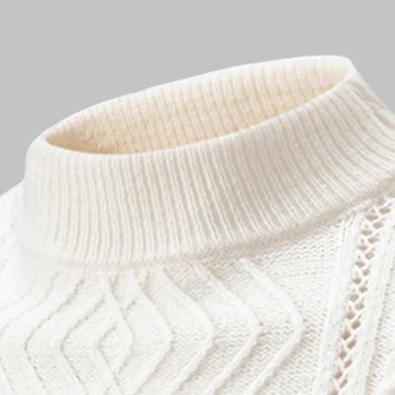 Drune | Wool Rollneck Sweater Cable Knit Roll Neck Sweater