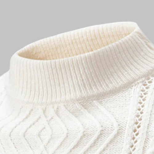 Drune | Wool Rollneck Sweater Cable Knit Roll Neck Sweater