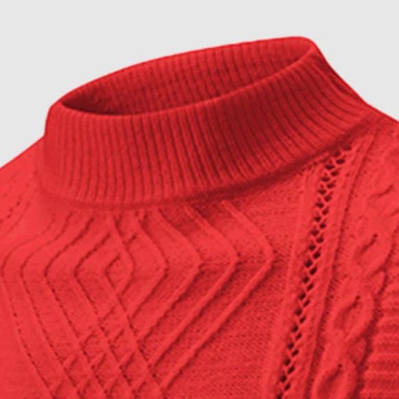 Drune | Wool Rollneck Sweater Cable Knit Roll Neck Sweater