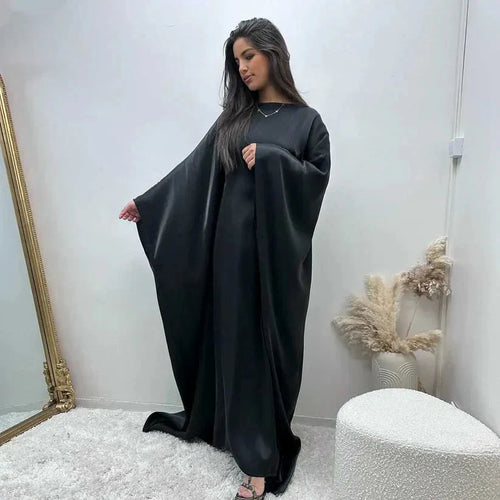 Drune | Elegant Fledermausärmel Maxikleid Drune | Kleid