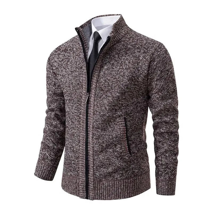 Drune | Klassischer Zip-Up Sweater-Jacke Cardigan