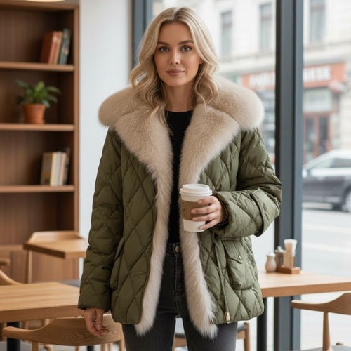 Drune | Damenjacke Warm mit Entendaunenfutter Chic