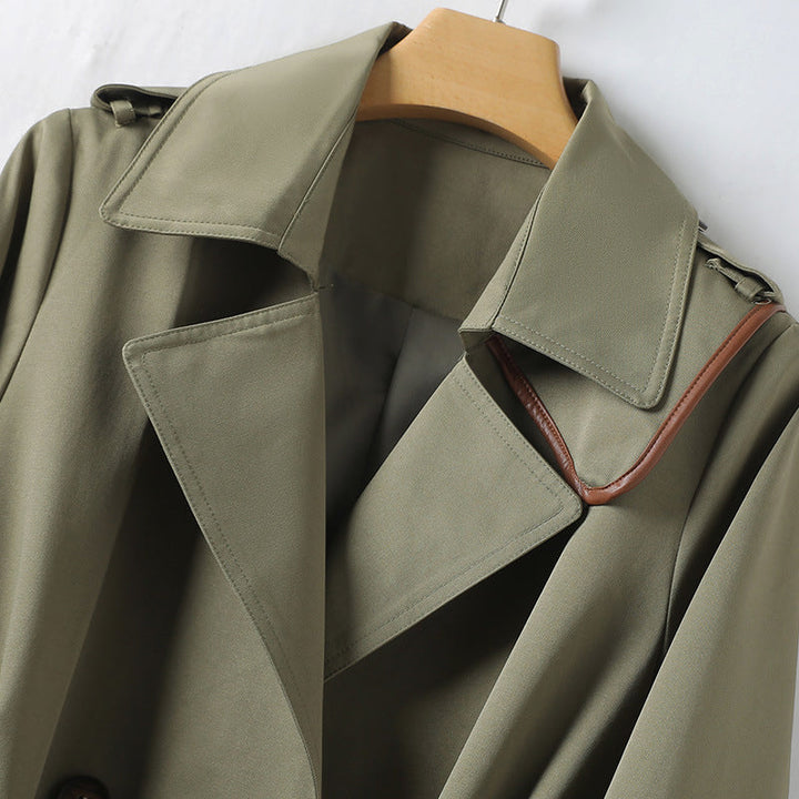 Drune | Trenchcoat Mit Revers Und Gürtel Für Damen