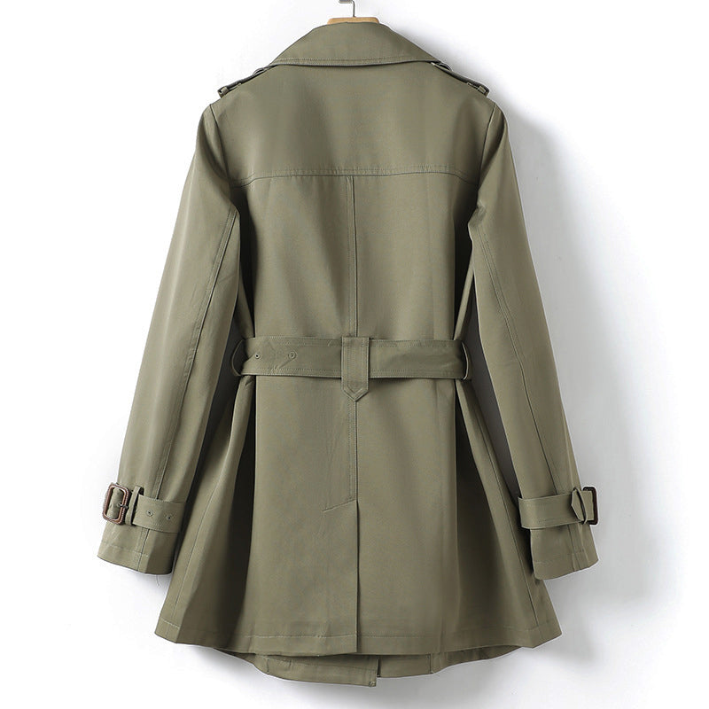 Drune | Trenchcoat Mit Revers Und Gürtel Für Damen