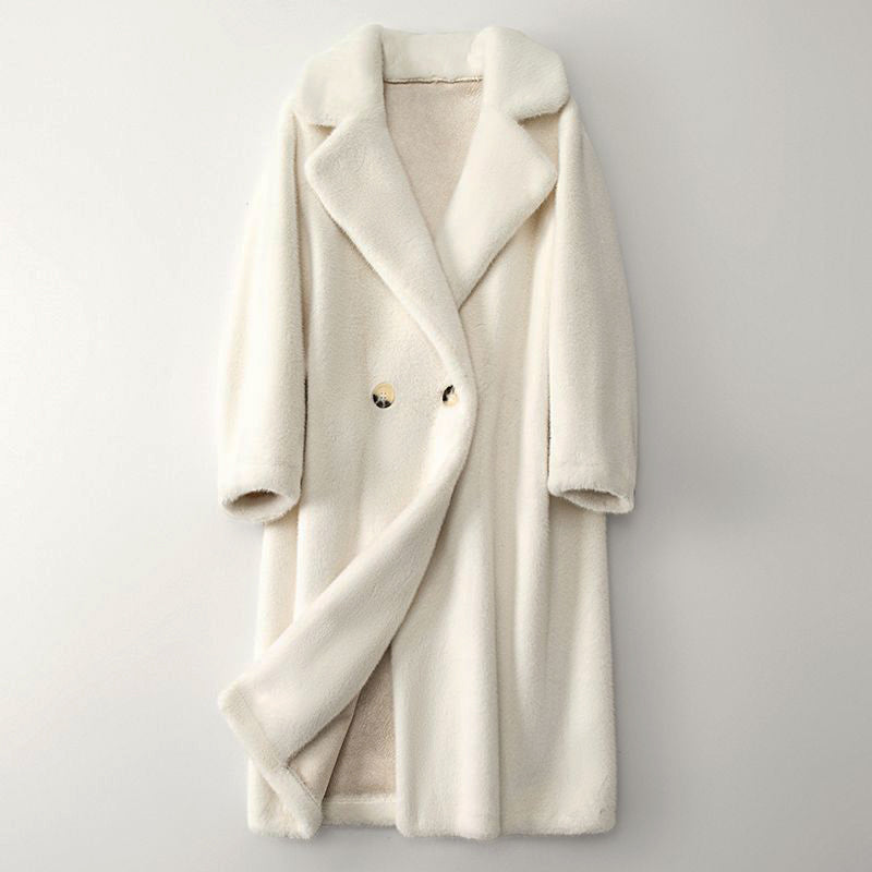 Drune | Wintermantel für Frauen Beige Warm und Bequem