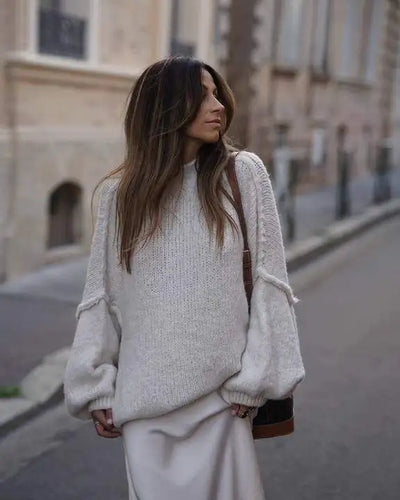 Drune - Flauschiger Oversize Strickpullover