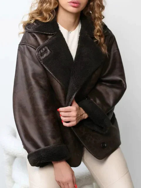 Drune | Vintage Lederjacke für Damen