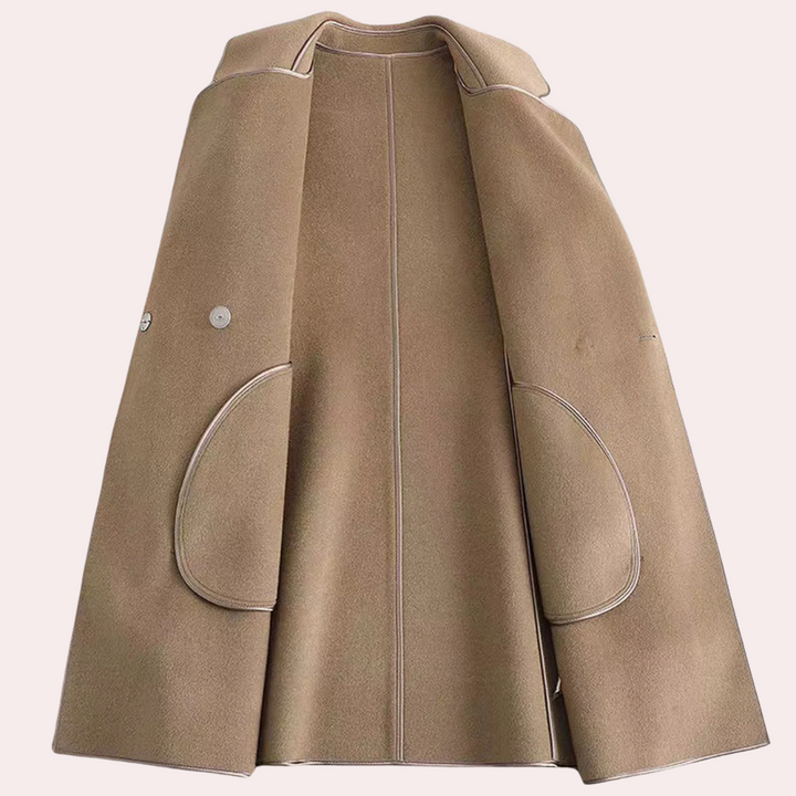 Drune | Stilvoller Wintergürtelmantel für Damen