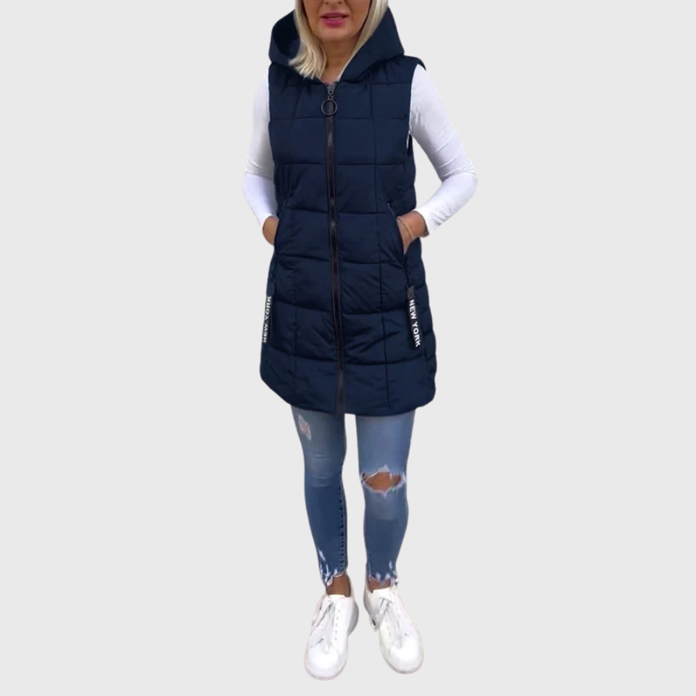 Drune | Damen Ärmellose Gepolsterte Winterjacke