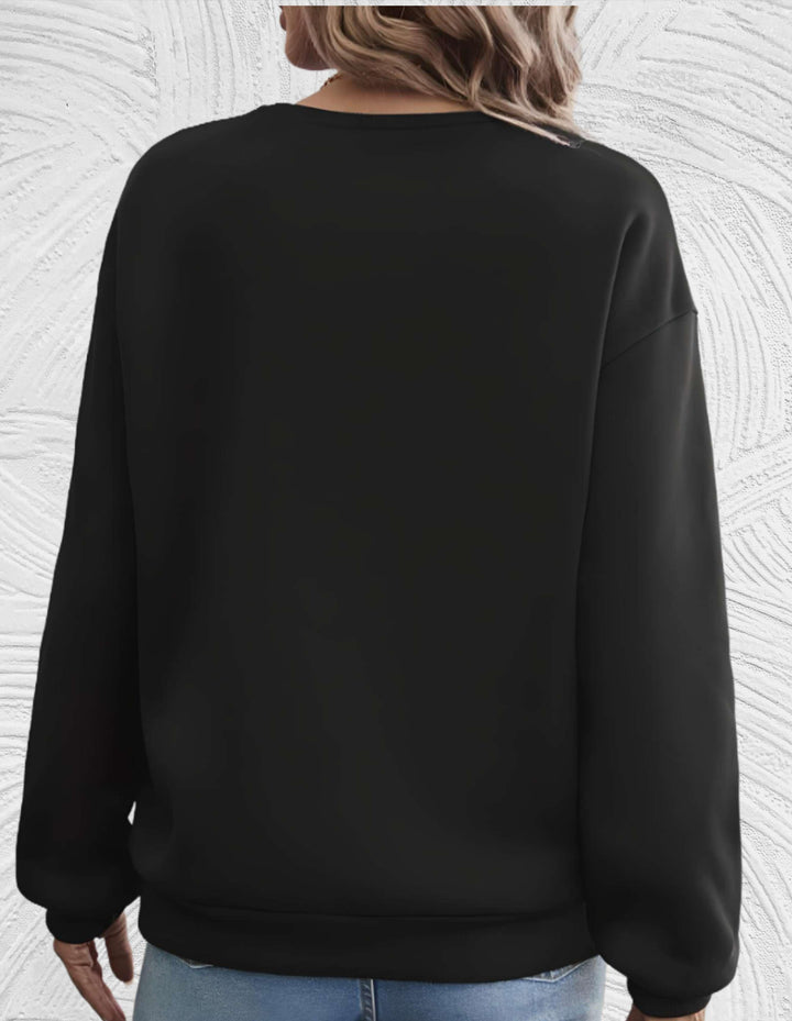 Drune | Lässiges Sweatshirt mit Motivierendem Druck