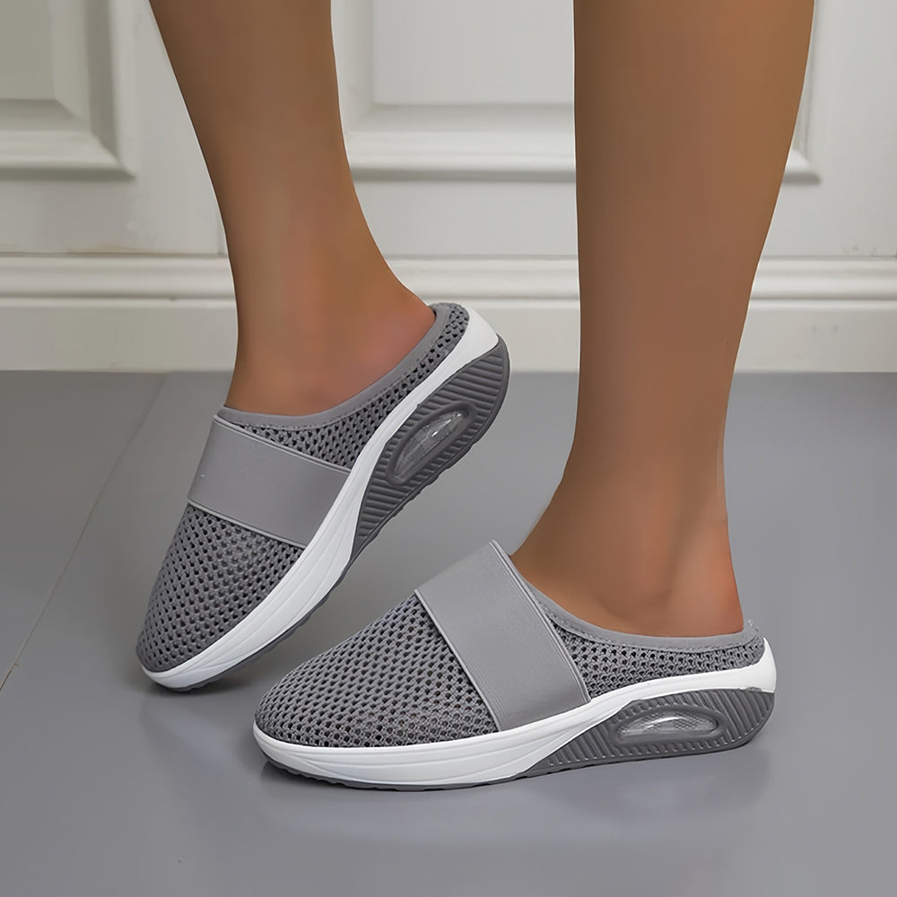 Drune | Mesh Obermaterial dicke Sohle Hausschuh