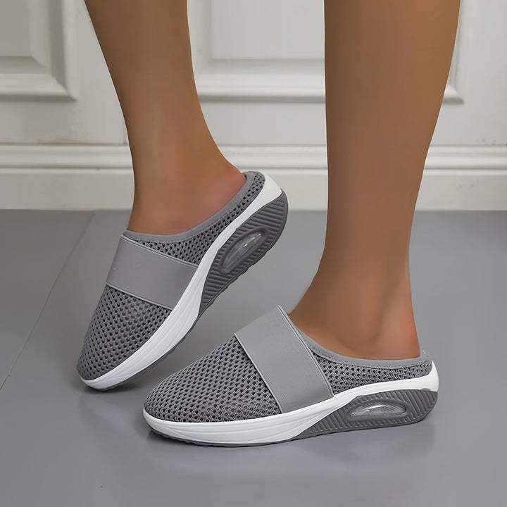 Drune | Mesh Obermaterial dicke Sohle Hausschuh