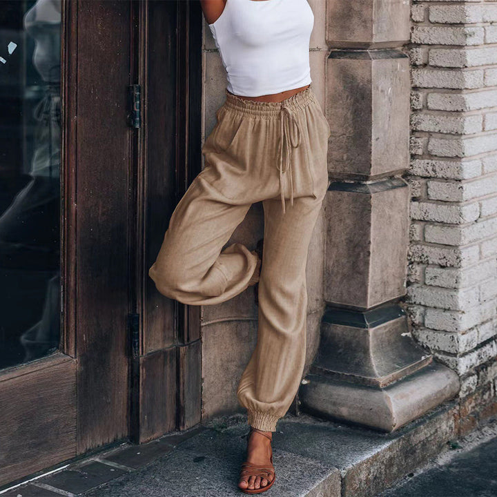 Drune | elegante Damenhose mit Spitzenbein