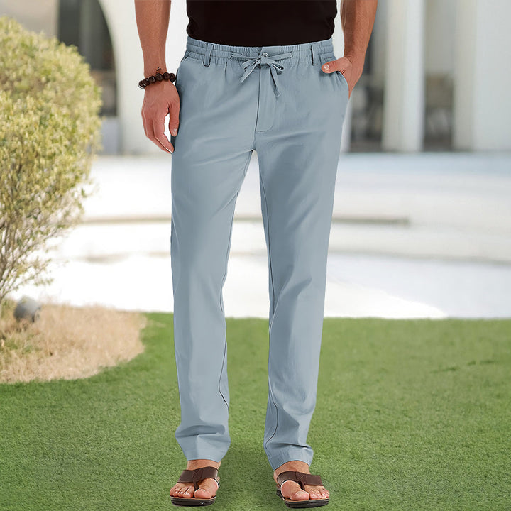 Drune | Casual-Herrenhose aus Baumwolle mit elastischem Bund