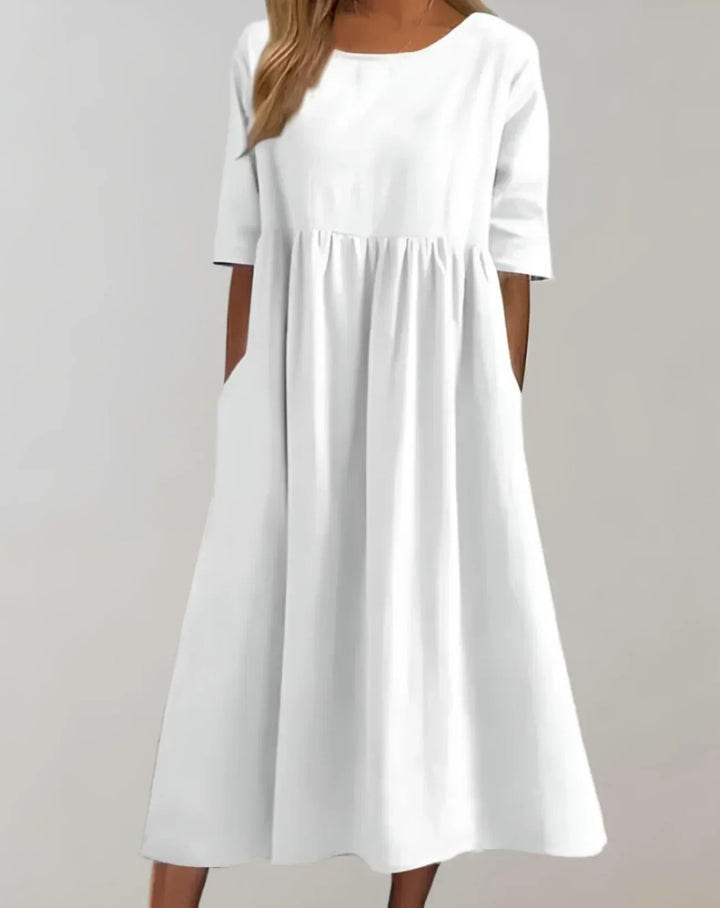 Drune | Locker Sitzendes Baumwollkleid