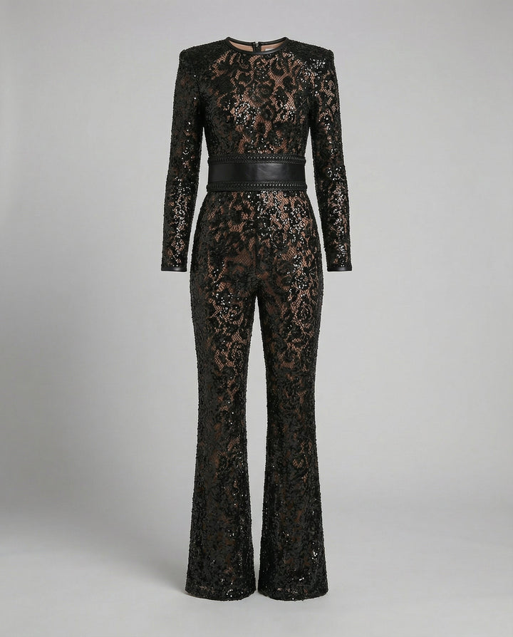 Drune | Eleganter Spitzen Jumpsuit