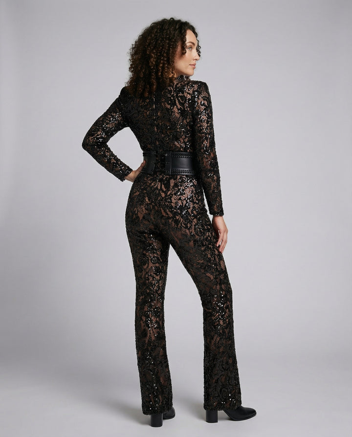 Drune | Eleganter Spitzen Jumpsuit