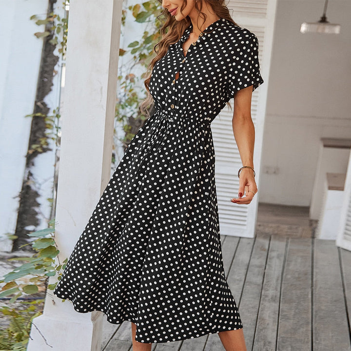 Drune | Polka Dot Midi Kleid