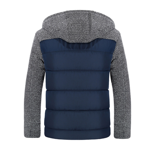 Drune | Herbst gefütterte Jacke mit Kapuze
