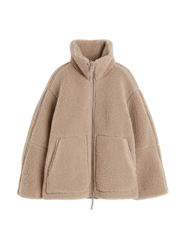 Drune | Übergroße Zip up Winterjacke mit Hohem Kragen Design