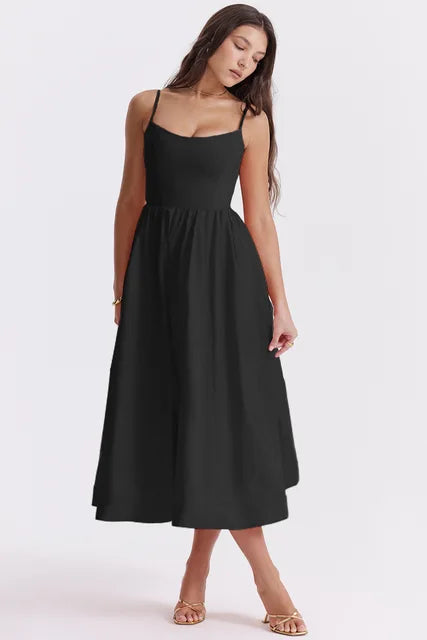 Drune | Elegantes Midikleid Look