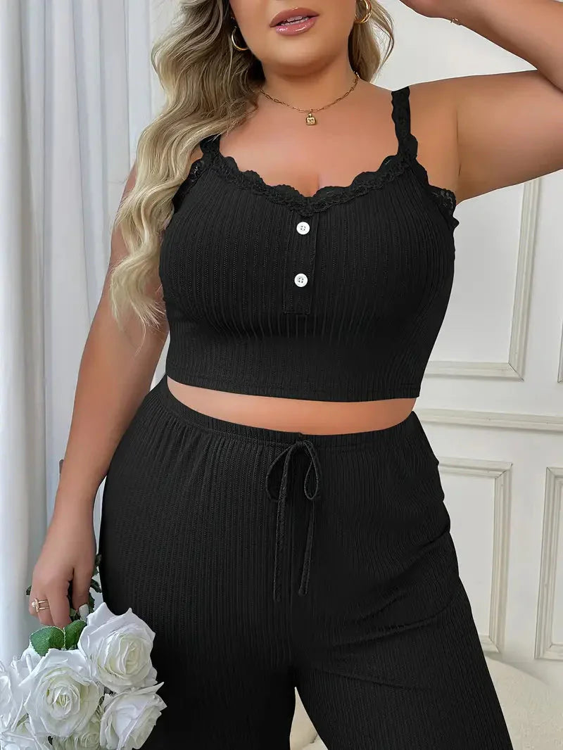 Size Loungewear Set für Damen