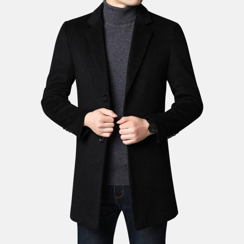 Drune | Herrenmantel Eleganter Business Mantel