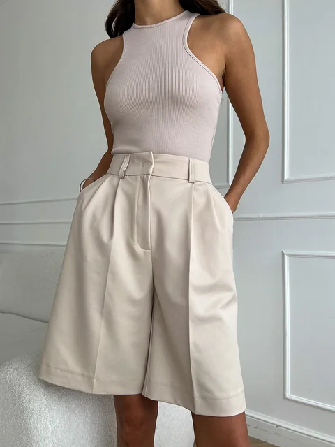 Drune | Hochgeschnittene Sommershorts Für Frauen