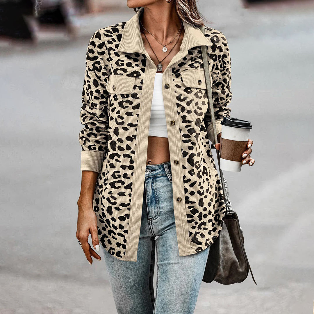 Drune | Trendige Leopardenjacke