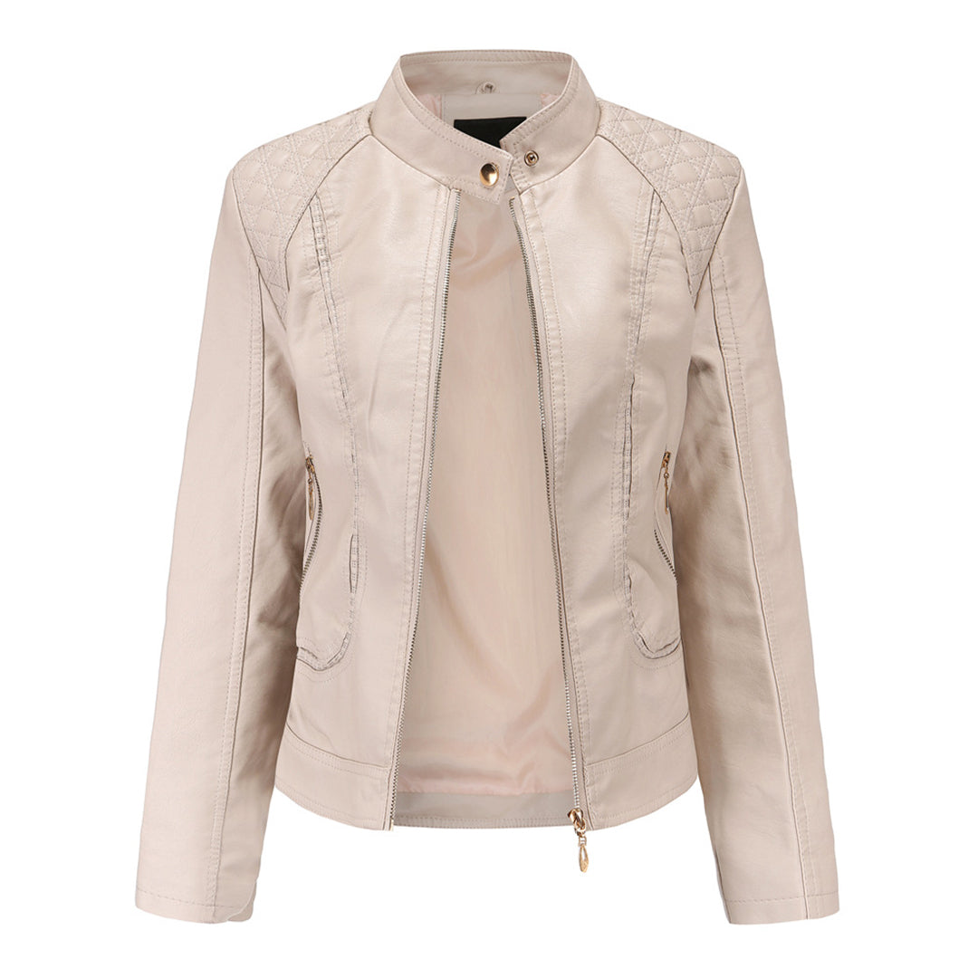 Drune | Stilvolle Leder Damenjacke aus echtem Leder