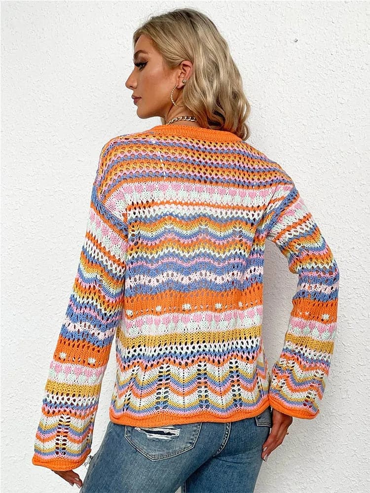 Drune | Cardigan - Gestrickt mit Knopfverschluss - Leicht und Atmungsaktiv - Lockere Passform