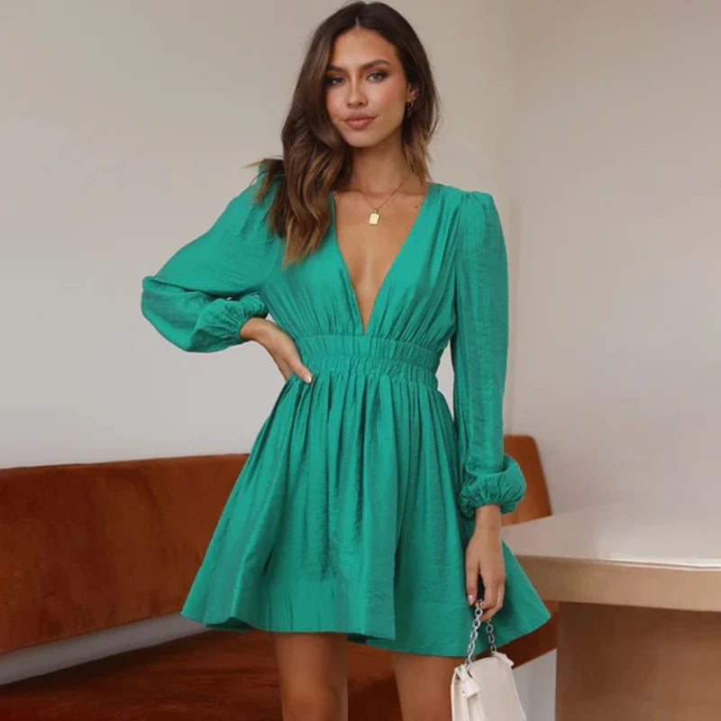 Drune | Minikleid mit schmeichelhafter Silhouette Für Frauen
