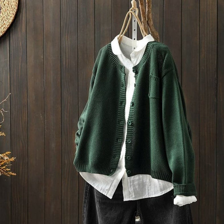 Drune | Cardigan - Strick - Knopfverschluss - Oversized Fit - Weich und Bequem