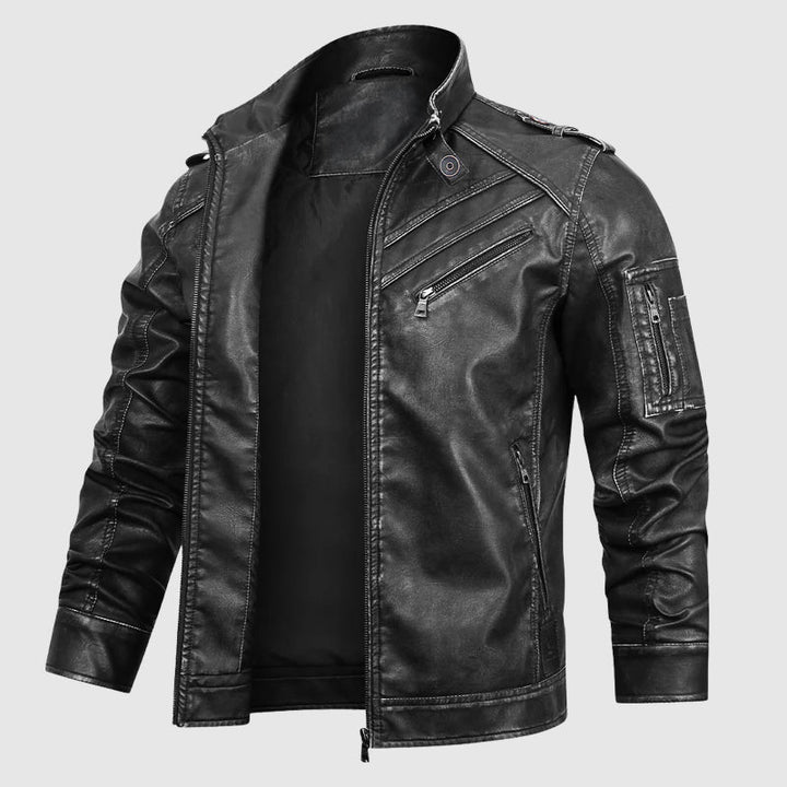Drune | Biker Streetwear Lederjacke