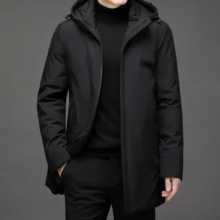 Drune | Warme Kapuzen-Pufferjacke für den Winterkomfort von Männern