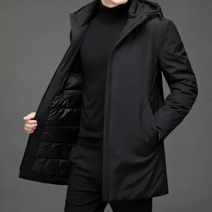 Drune | Warme Kapuzen-Pufferjacke für den Winterkomfort von Männern