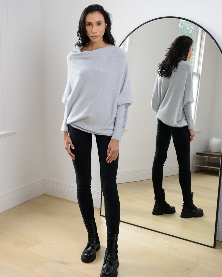 Drune | Luxus Pullover Sweater Mit Offener Hals